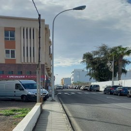 Calle  Dóctor Gómez Ulla en Arrecife (archivo)