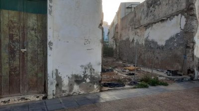 Elementos deteriorados en Arrecife. 