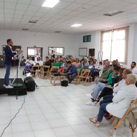  Jonás Álvarez en la presentación de su candidatura para la alcaldía de Teguise