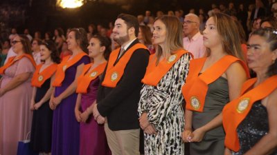 Graduación de los estudiantes de Turismo en Jameos (Fotos: Juan Mateos)