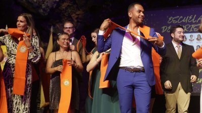 Graduación de los estudiantes de Turismo en Jameos (Fotos: Juan Mateos)