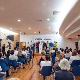 La presentación de la plancha electoral de Coalición Canaria 