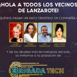 Cartel de la gala del programa de Brigada Tech que se grabará en los Jameos del Agua el próximo 4 de mayo