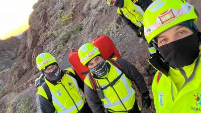 Emerlan Lanzarote en la prueba Transvulcania en La Palma