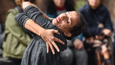 La bailarina lanzaroteña Acerina H. Toledo