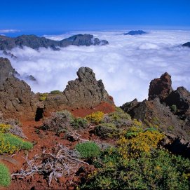 Mar de nubes en La Palma. Foto: visitlapalma.es