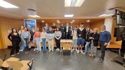 Estudiantes del IES Agustín Espinosa visitan el Palacio de Justicia de Arrecife