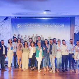Presentación de la candidatura del PP en Tías