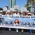 Manifestación por el Hospital Insular (Fotos: Juan Mateos)