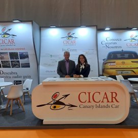 El stand de CICAR en el evento Expovacaciones