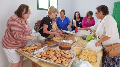 Misa y procesión en honor a las fiestas de María Auxiliadora, Argana Alta