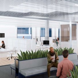 Imagen simulada del proyecto de licitación para la nueva sede en Arrecife del SCE