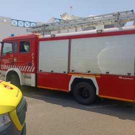 Un camión de bomberos en una imagen de archivo.