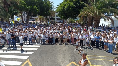Manifestación por el Hospital Insular  (Fotos: Juan Mateos)