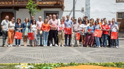 Campaña del PSOE por las Europeas en Gáldar y Teror