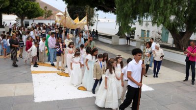 Celebración del Corpus Christi en Yaiza