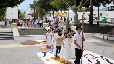 Celebración del Corpus Christi en Yaiza