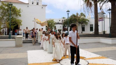 Celebración del Corpus Christi en Yaiza