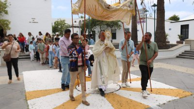 Celebración del Corpus Christi en Yaiza