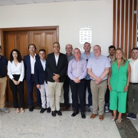 Visita de la delegación de empresarios irlandeses al Cabildo