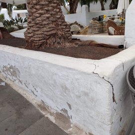 Estado de las calles de Costa Teguise