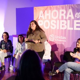 Yurena Corujo, candidata de Unidas Sí Podemos a la Alcaldía de San Bartolomé