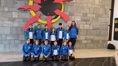 CD Pingüinos en el campeonato de Canarias de verano de natación artística