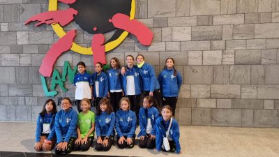 CD Pingüinos en el campeonato de Canarias de verano de natación artística