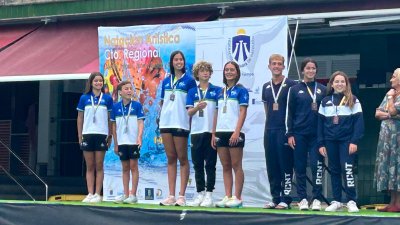 CD Pingüinos en el campeonato de Canarias de verano de natación artística