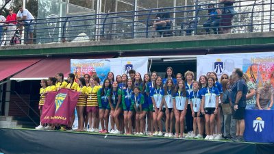 CD Pingüinos en el campeonato de Canarias de verano de natación artística