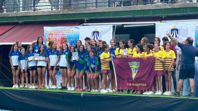 CD Pingüinos en el campeonato de Canarias de verano de natación artística