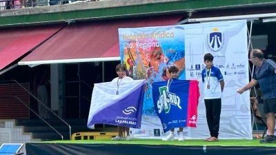 CD Pingüinos en el campeonato de Canarias de verano de natación artística