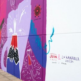 Mural IES Tías. Magec Tías