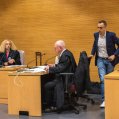 El acusado del asesinato de Romina Celeste Raúl Díaz Chacón. Foto: Andrea Domínguez.