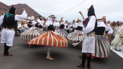 La banda de música Teguiband en la festividad de San Juan Bautista
