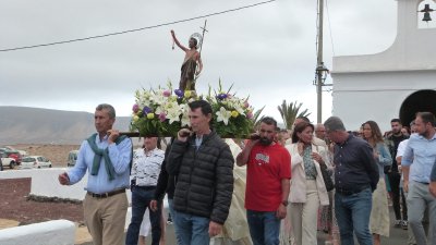 La banda de música Teguiband en la festividad de San Juan Bautista