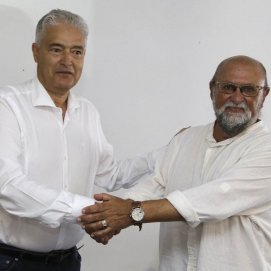  José Juan Cruz y Nicolás Saavedra en Tías (Foto: José Luis Carrasco)