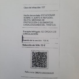Tickets falsos de estacionamiento en Tías