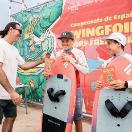 Manuel Morillo campeón de España de Wingfoil