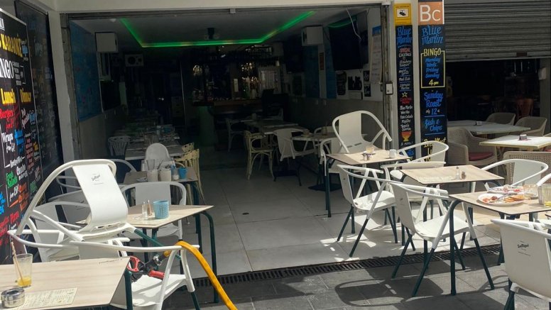 Establecimiento afectado por el incendio