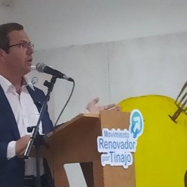 El portavoz del Movimiento Renovador de Tinajo, Antonio Morales