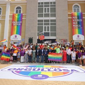 El acto de conmemoración del Día Internacional de Orgullo LGTBIQ+ del Cabildo de Lanzarote