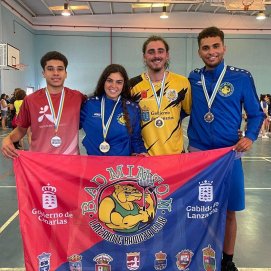 El Lanzarote Raqueta Club en el campeonato de bádminton TOP TTR Tuineje
