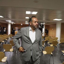 El empresario de Lanzarote Ángel Ramón Tejera, durante el juicio por un delito contra Hacienda. Foto: José Luis Carrasco.