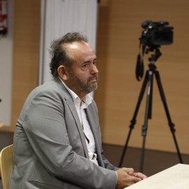 El empresario lanzaroteño Ángel Ramón Tejera, alias 'Mon', a la salida del Juzgado este miércoles. Foto: José Luis Carrasco.