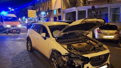 Accidentes de tres coches en Puerto del Carmen