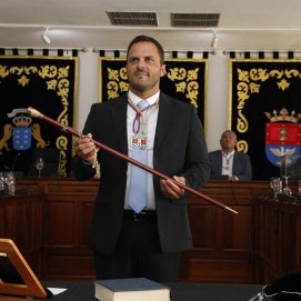 El nuevo alcalde de Arrecife, Yonathan de León (Foto: José Luis Carrasco)