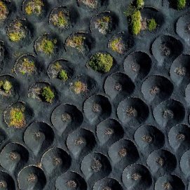 Fotografía aérea de La Geria premiada en los Drone Photo Awards 2023