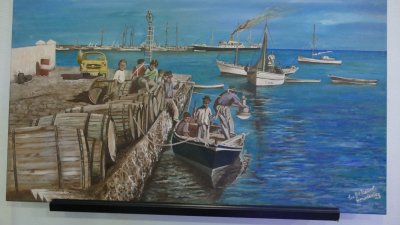 Inaugurada la exposición 'Mirando al Mar' en la Sociedad Democracia