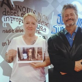 Birgit Wennin y el letrado Don Emilio Cabrera
